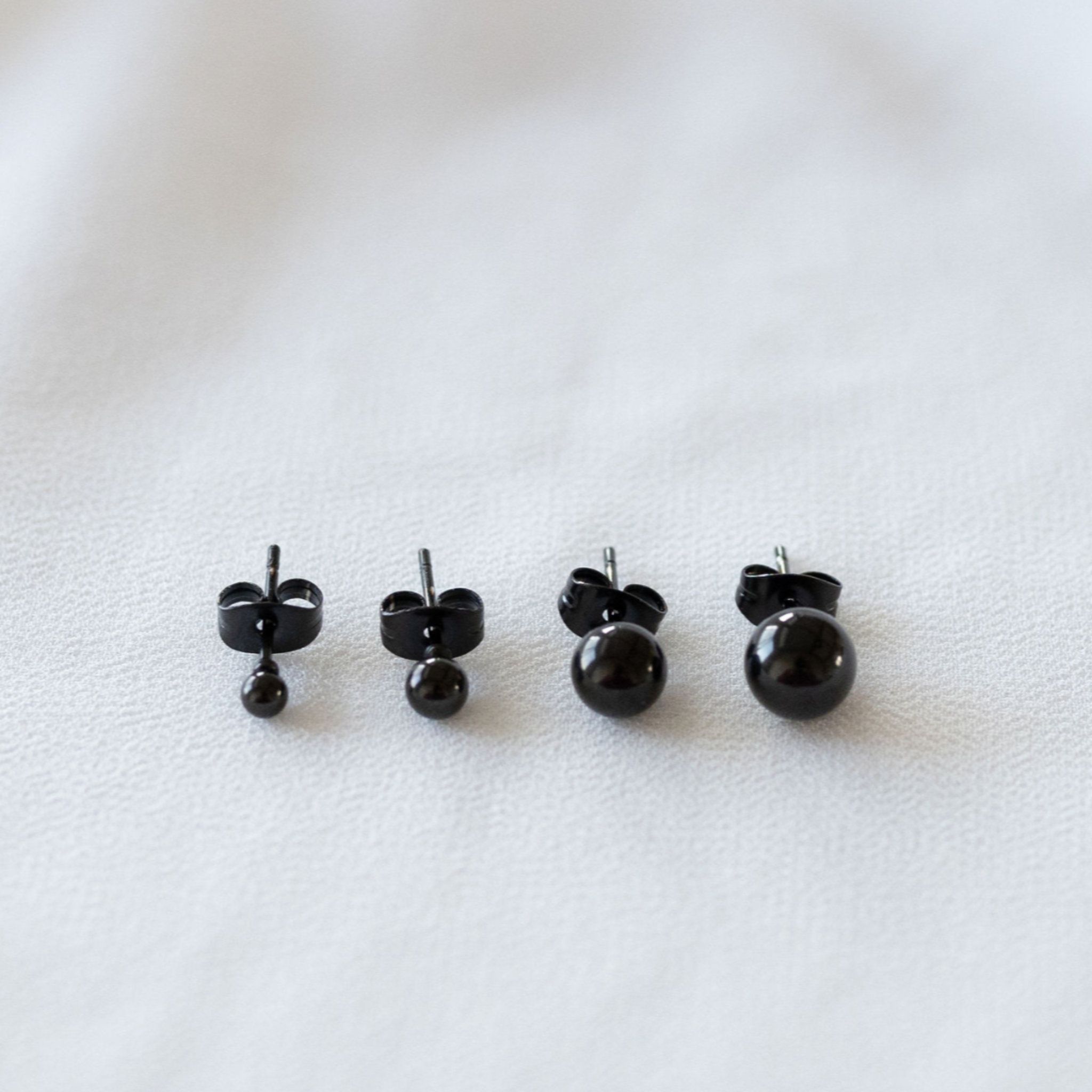 Morning Dew Ball Stud Earrings