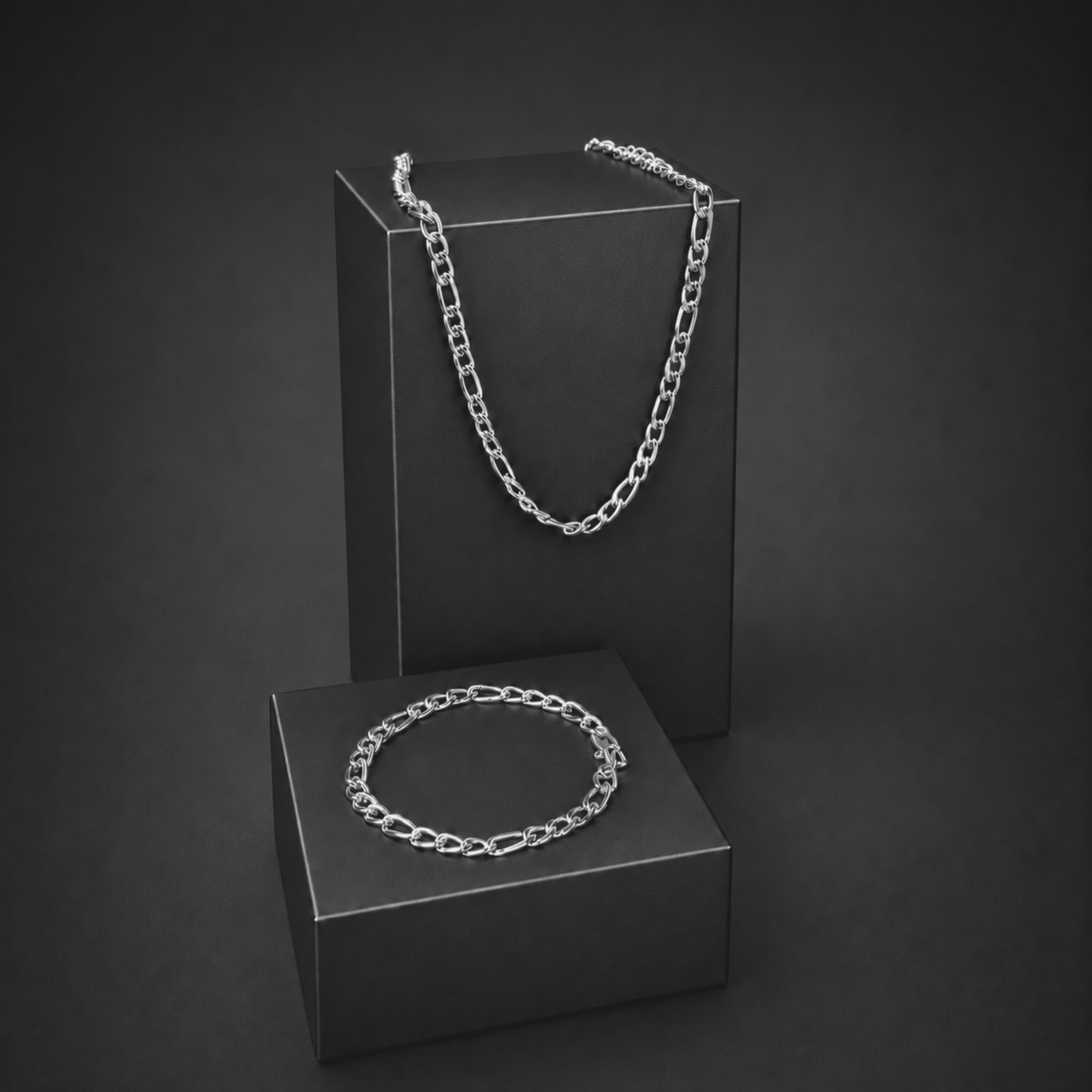 Dad Forge Duo Set | 18K Gold PVD | Waterproof Necklace & Bracelet Gift Set