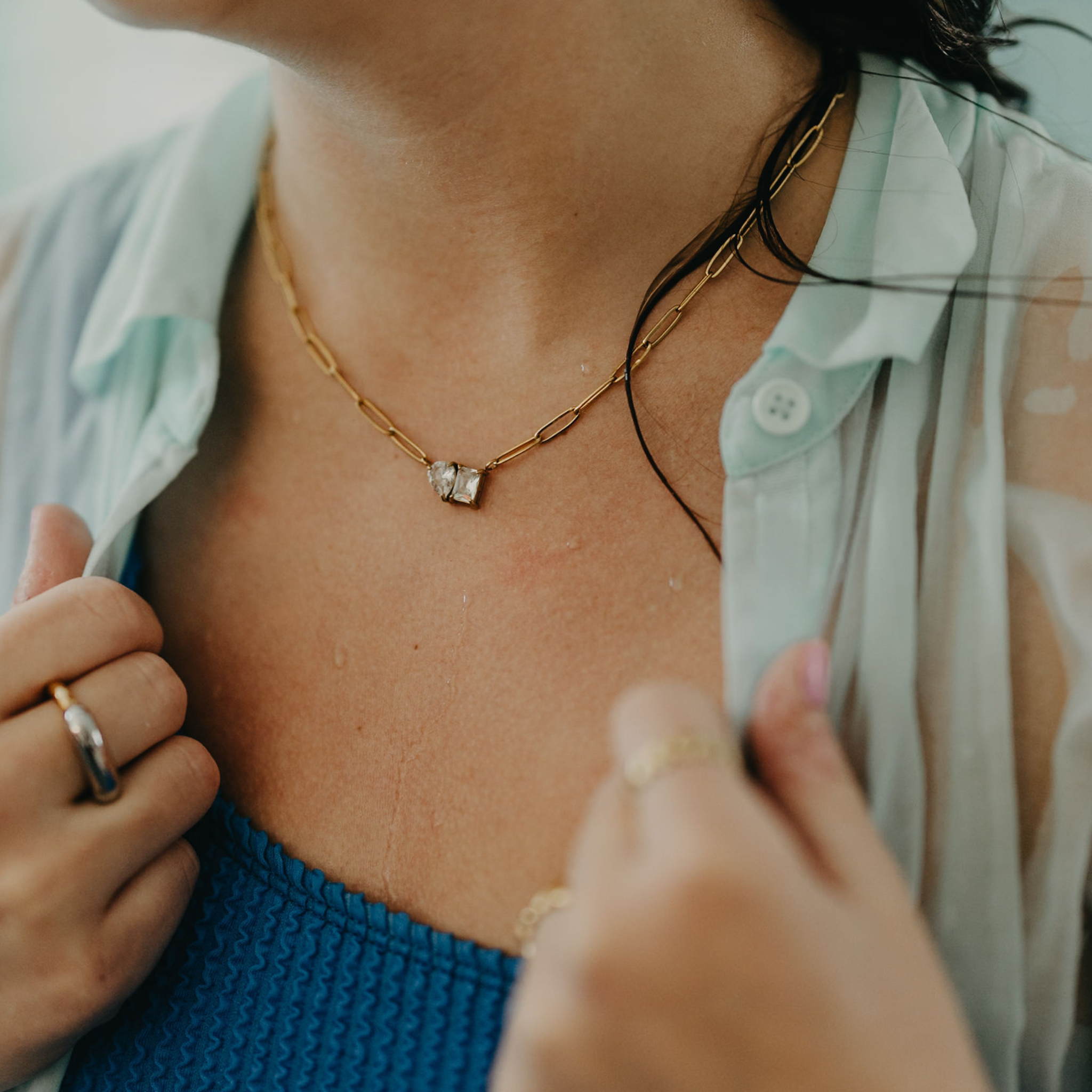 Stillwater Paperclip Necklace