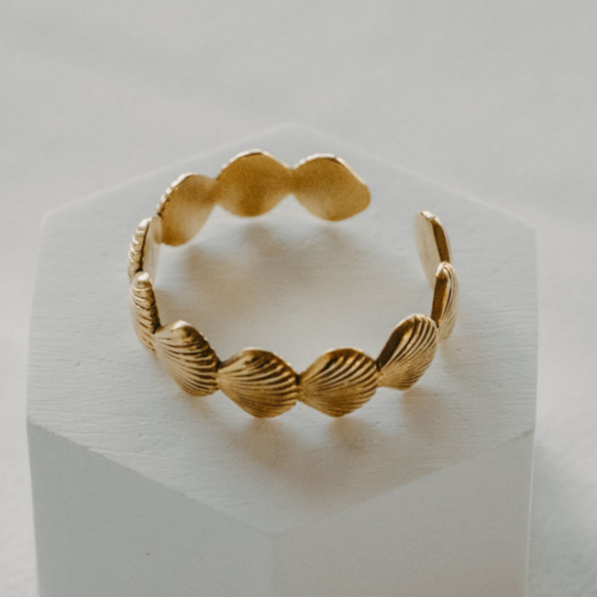 Sunkissed Shell Ring