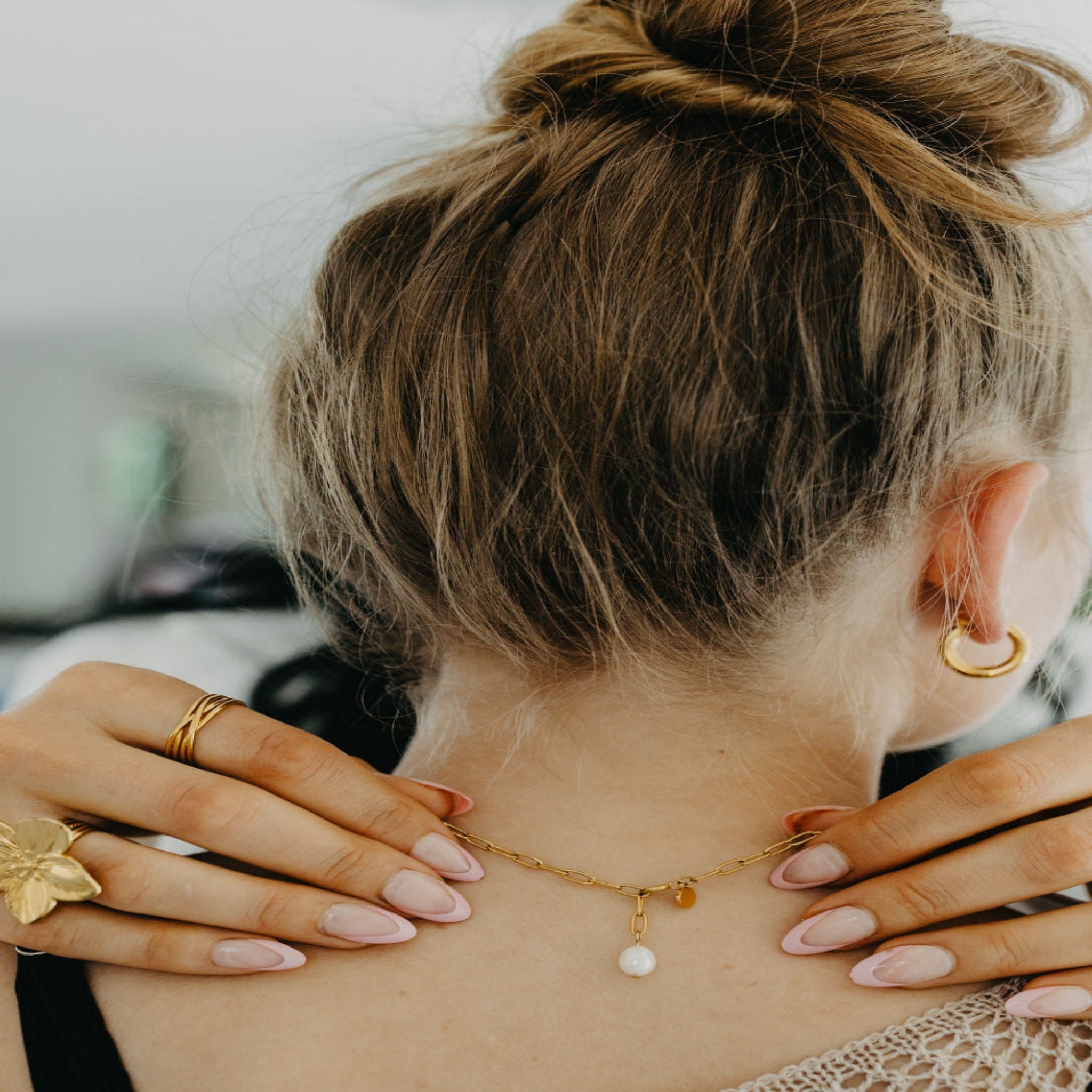 Ankored Paperclip Necklace