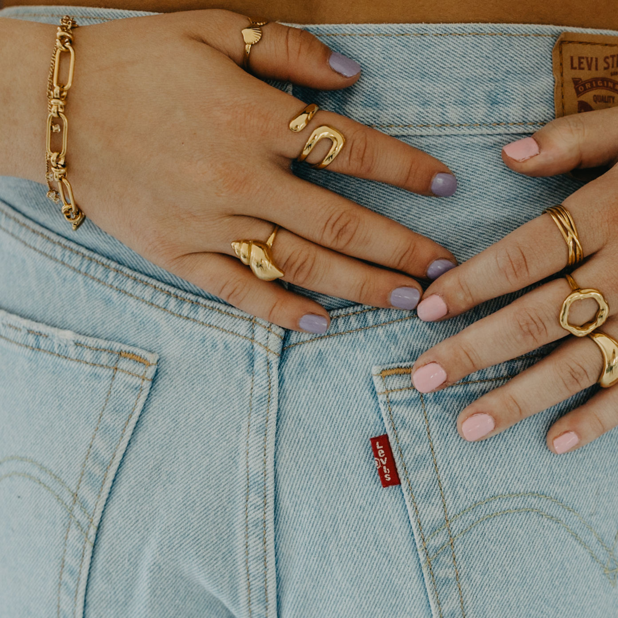 "Riviera" Knot Chain Bracelet