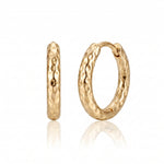 Aura Hoop Earrings | 18K Gold PVD | Waterproof Tarnish Resistant Huggie Earrings 1