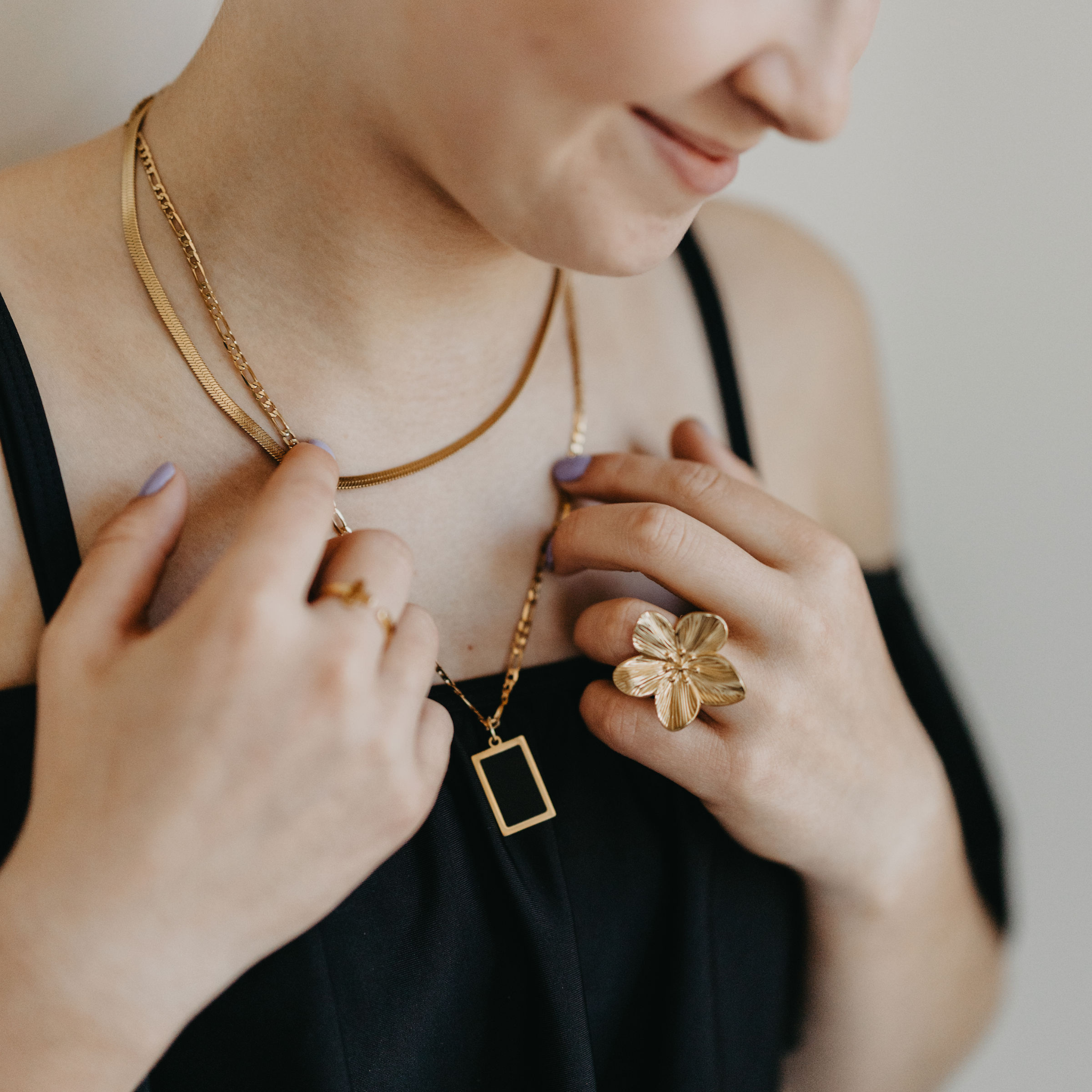 Cascade Curb Necklace