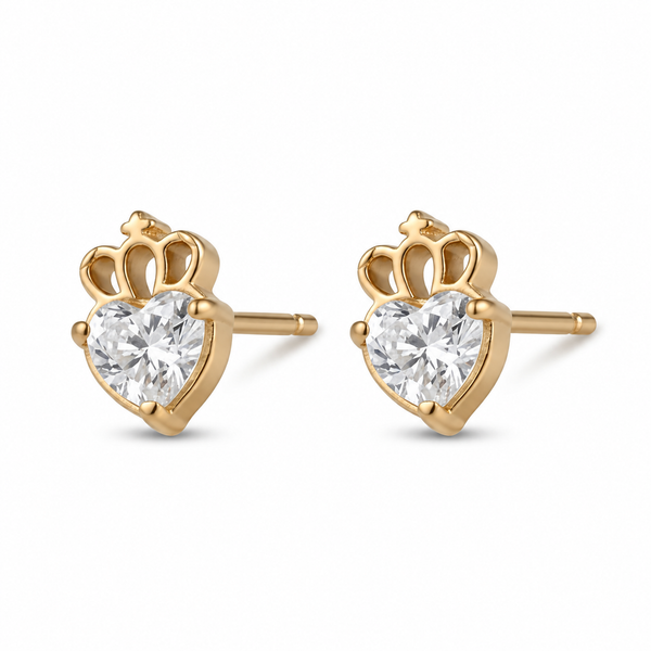 Royal Current Heart Studs