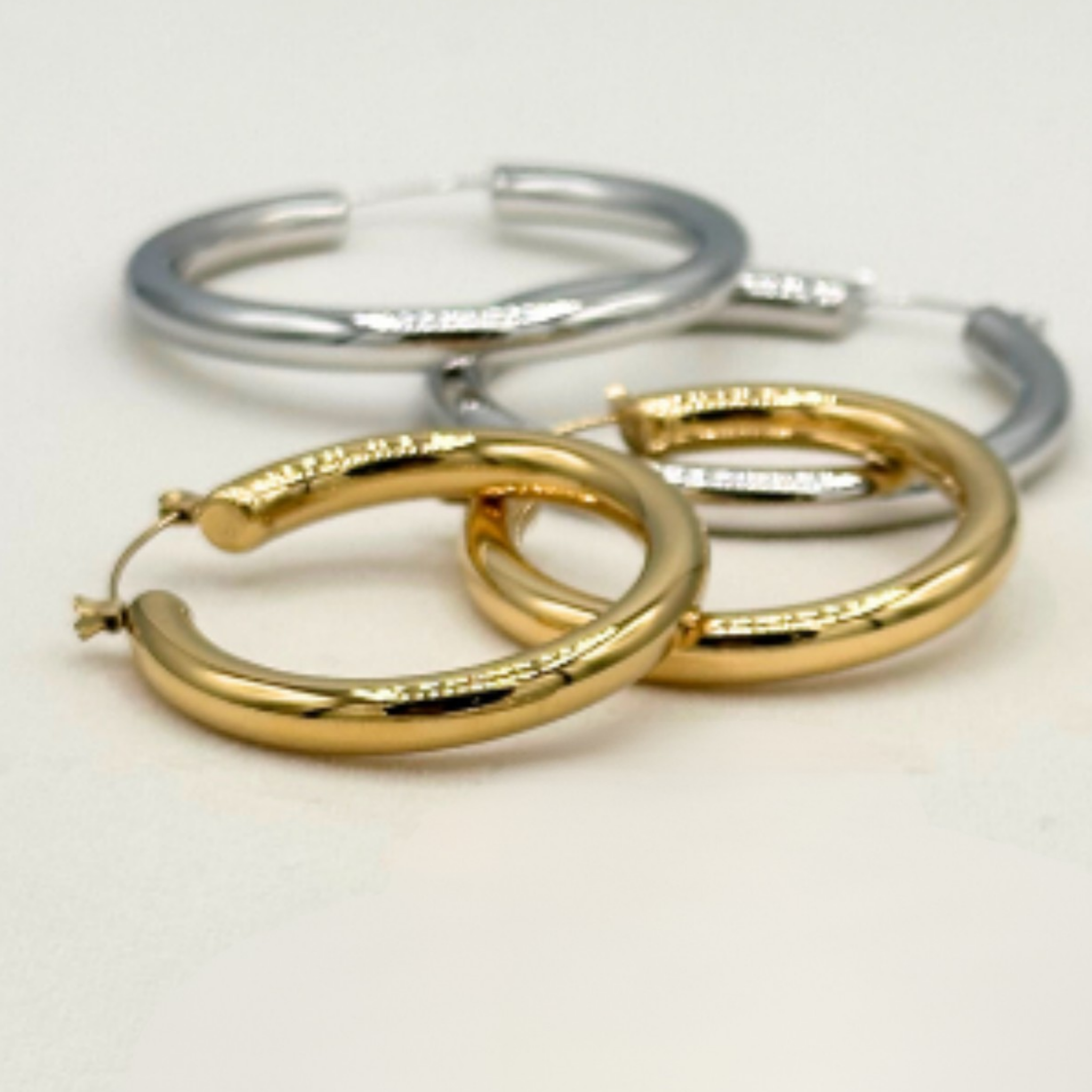 Waterproof Signature Hoop Earrings