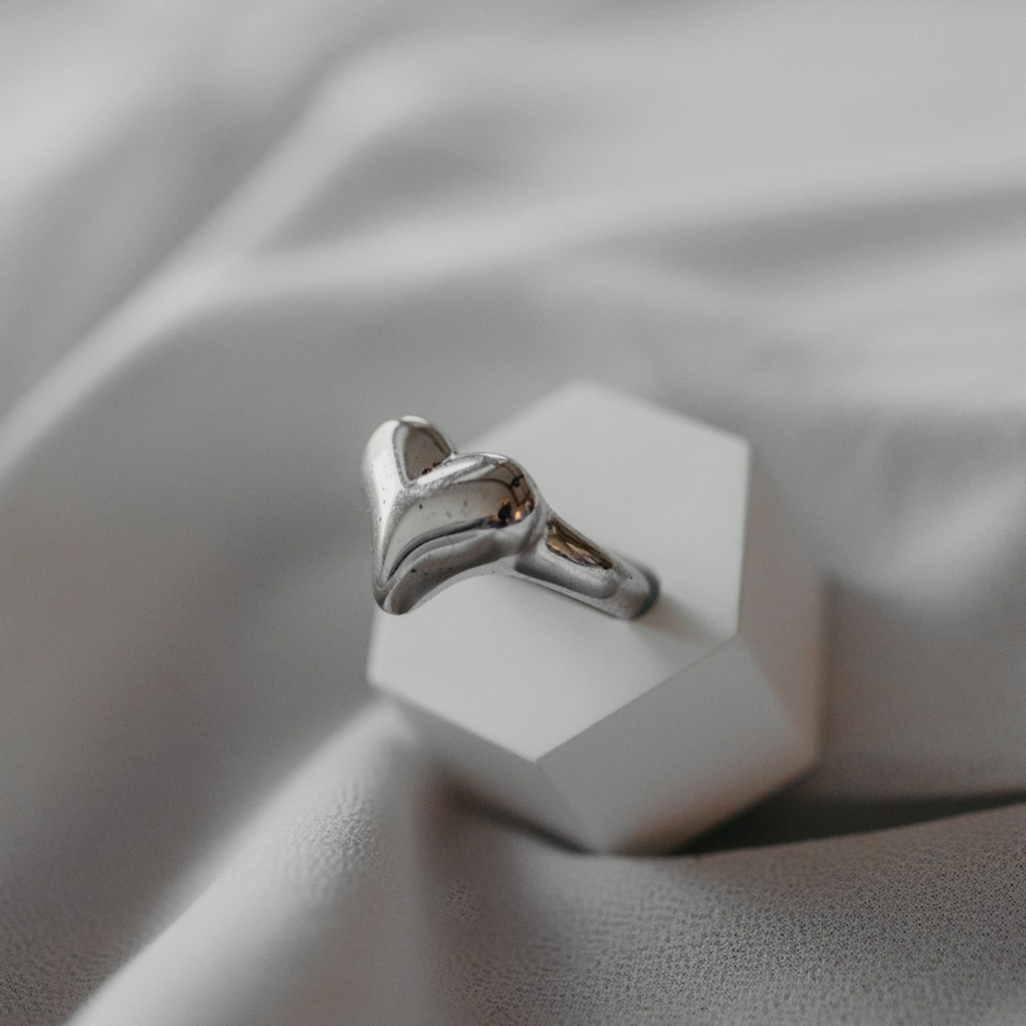 "Depths of Love" Heart Ring