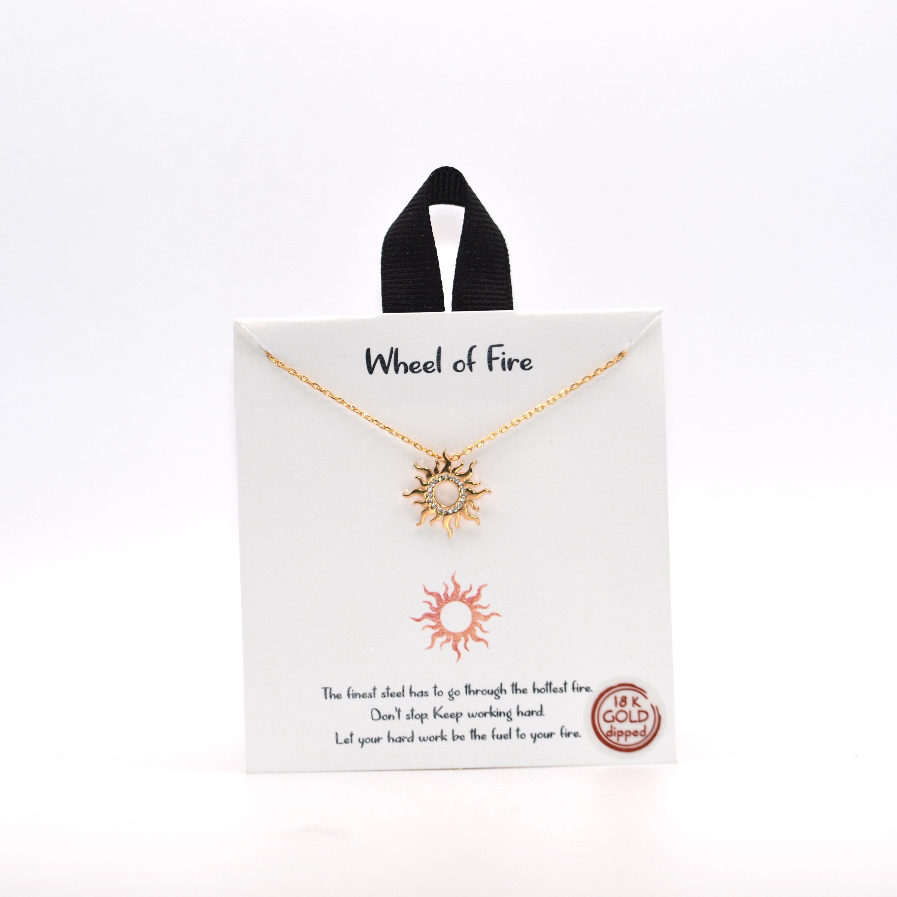 Wheel of Fire Necklace