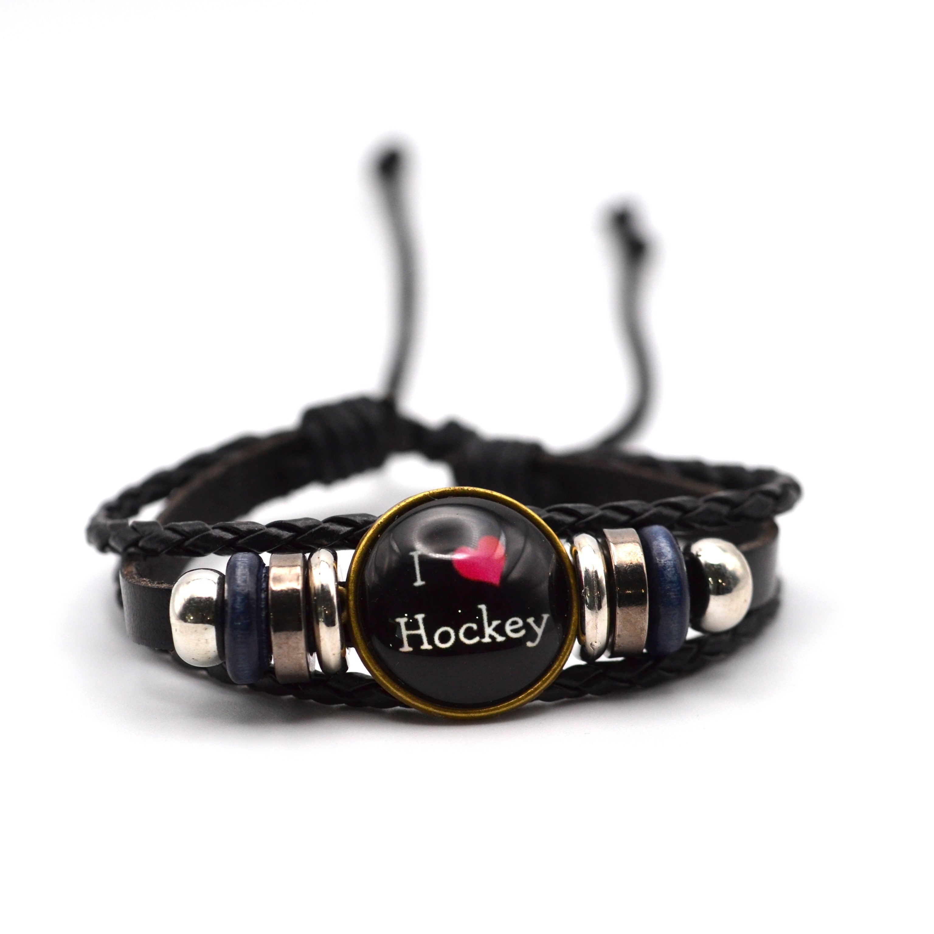 Heart Hockey Bracelet