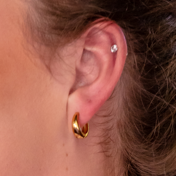 High Tide Huggie Hoops