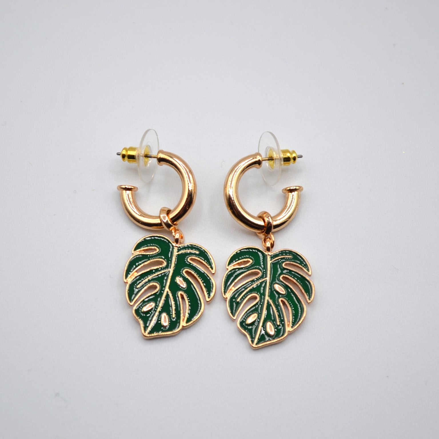 Monstera Earrings