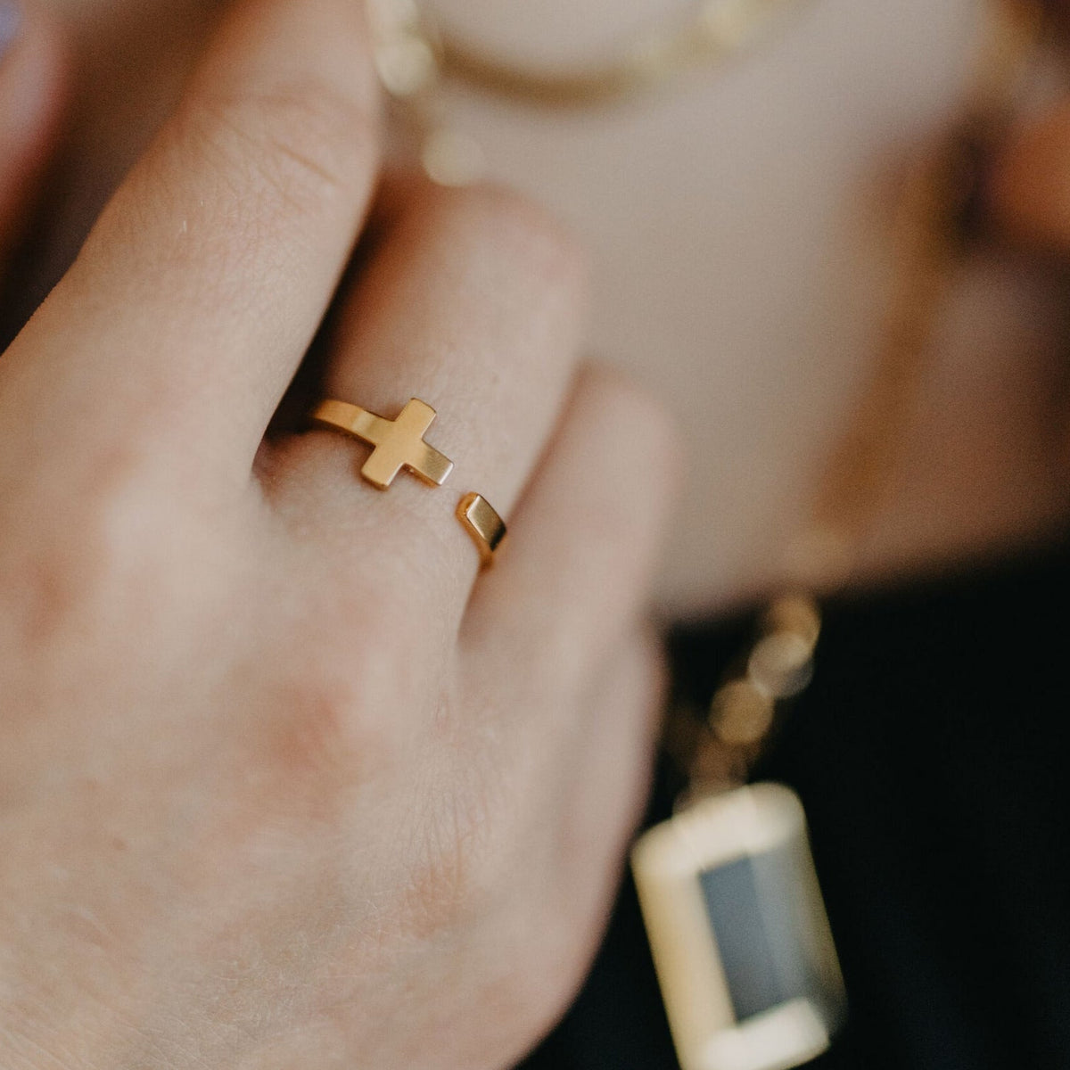 Open Waters Cross Ring