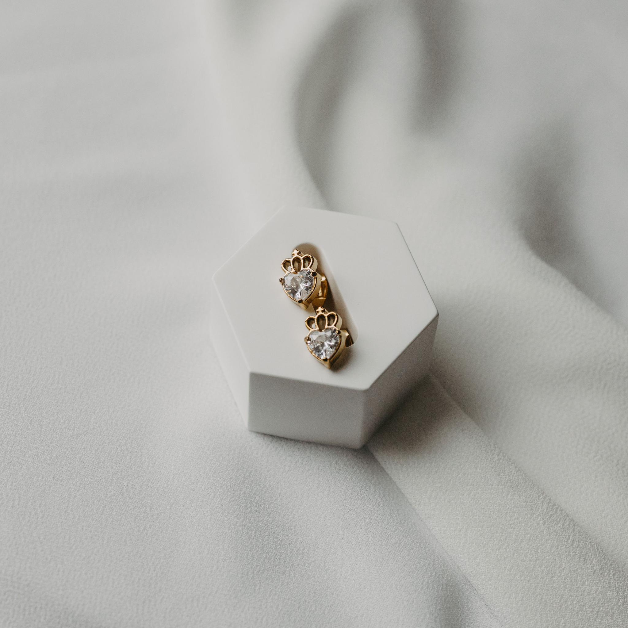 Royal Current Heart Studs