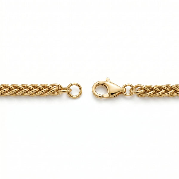 Surfside Bracelet | 18K Gold PVD | Men's Waterproof Wheat Chain Bracelet