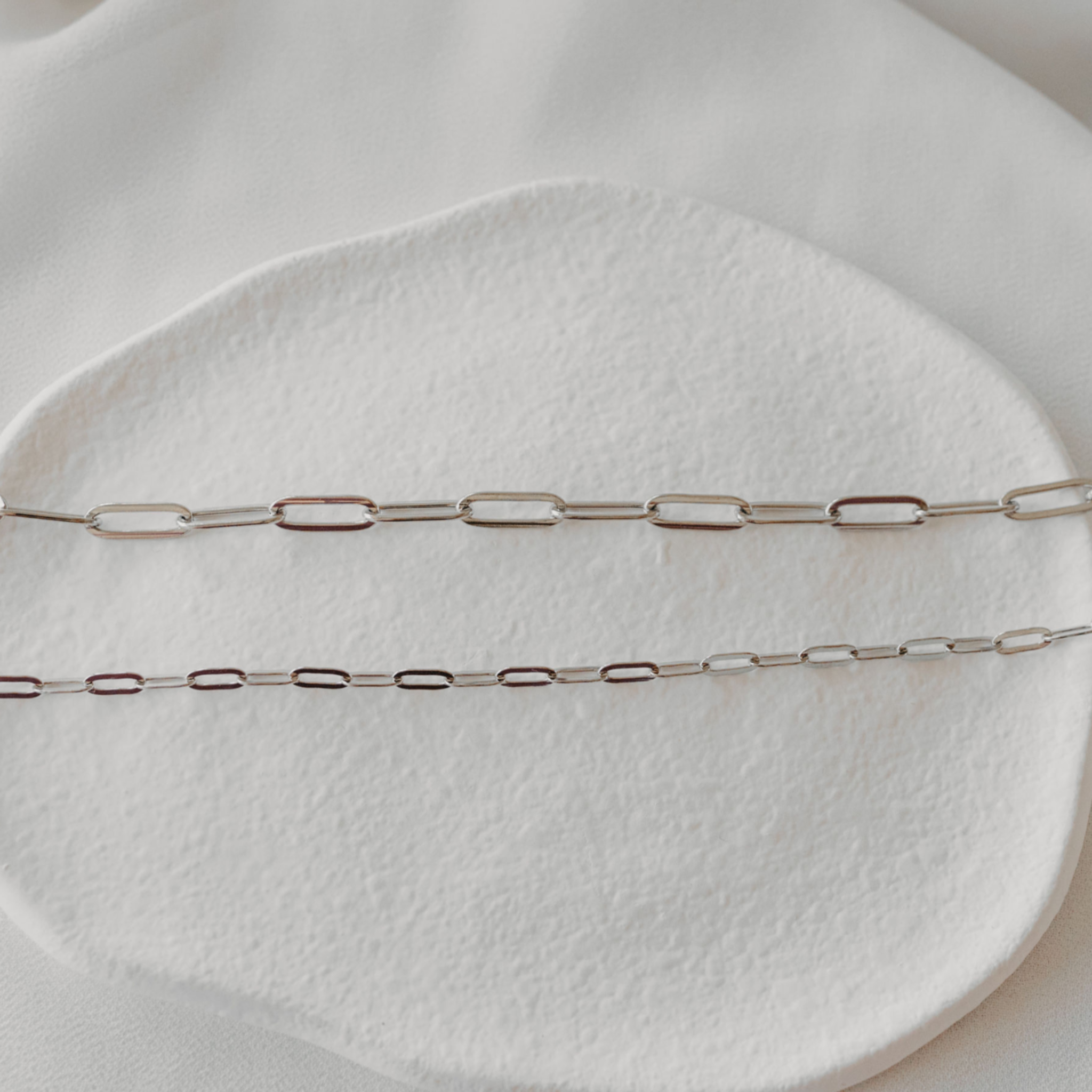 "SandSwept" 12mm Paperclip Bracelets