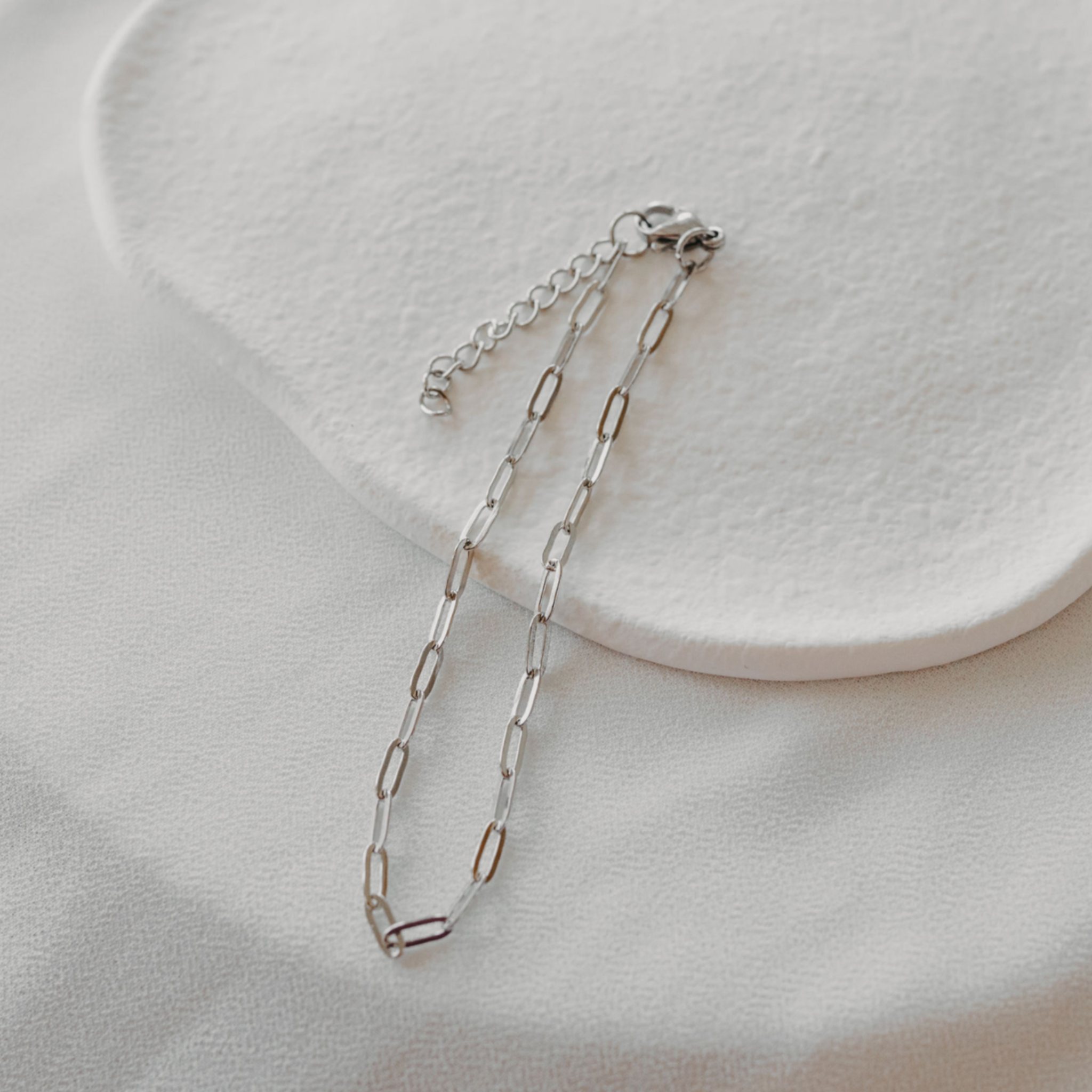 "SandSwept" 6.5mm Paperclip Bracelets