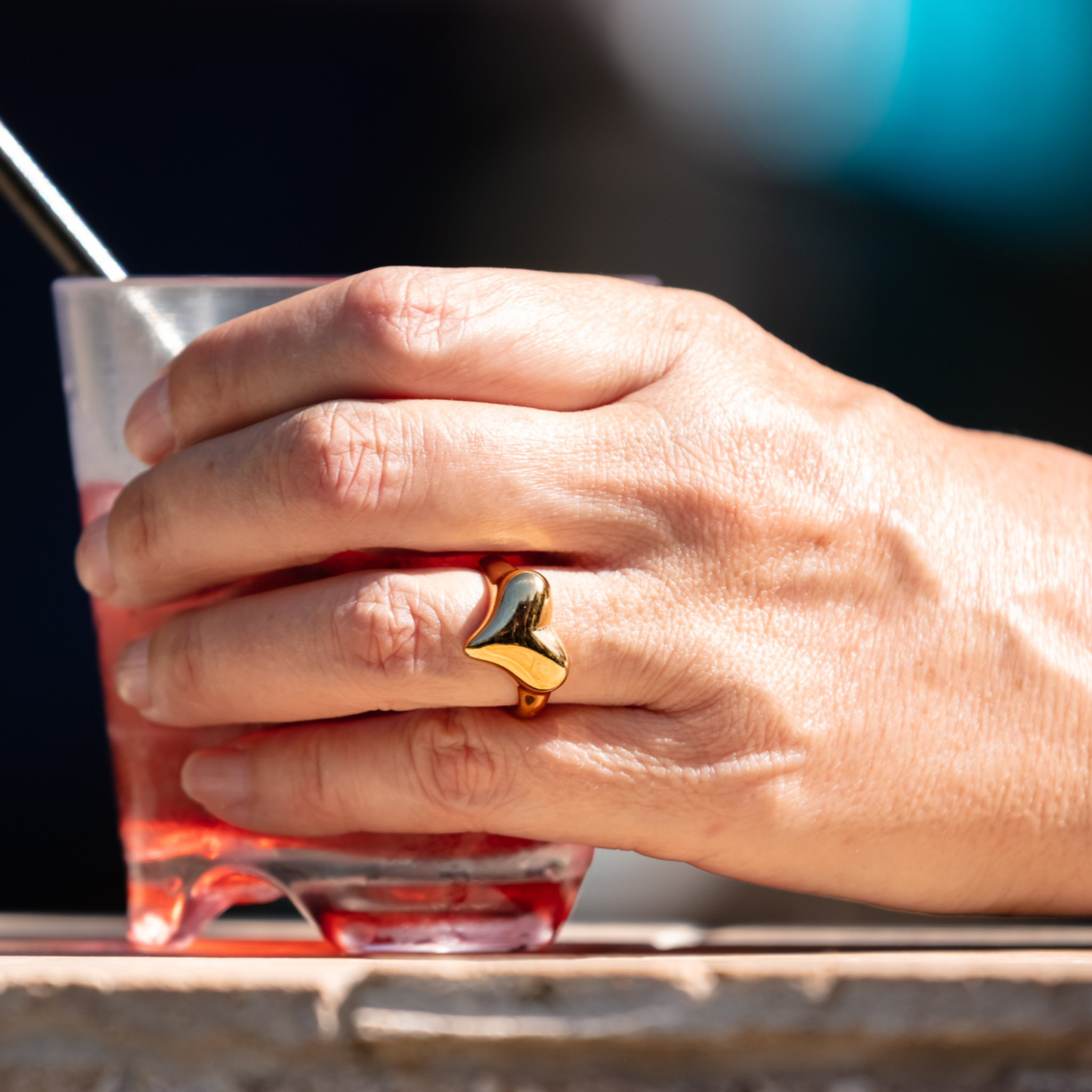 "Depths of Love" Heart Ring