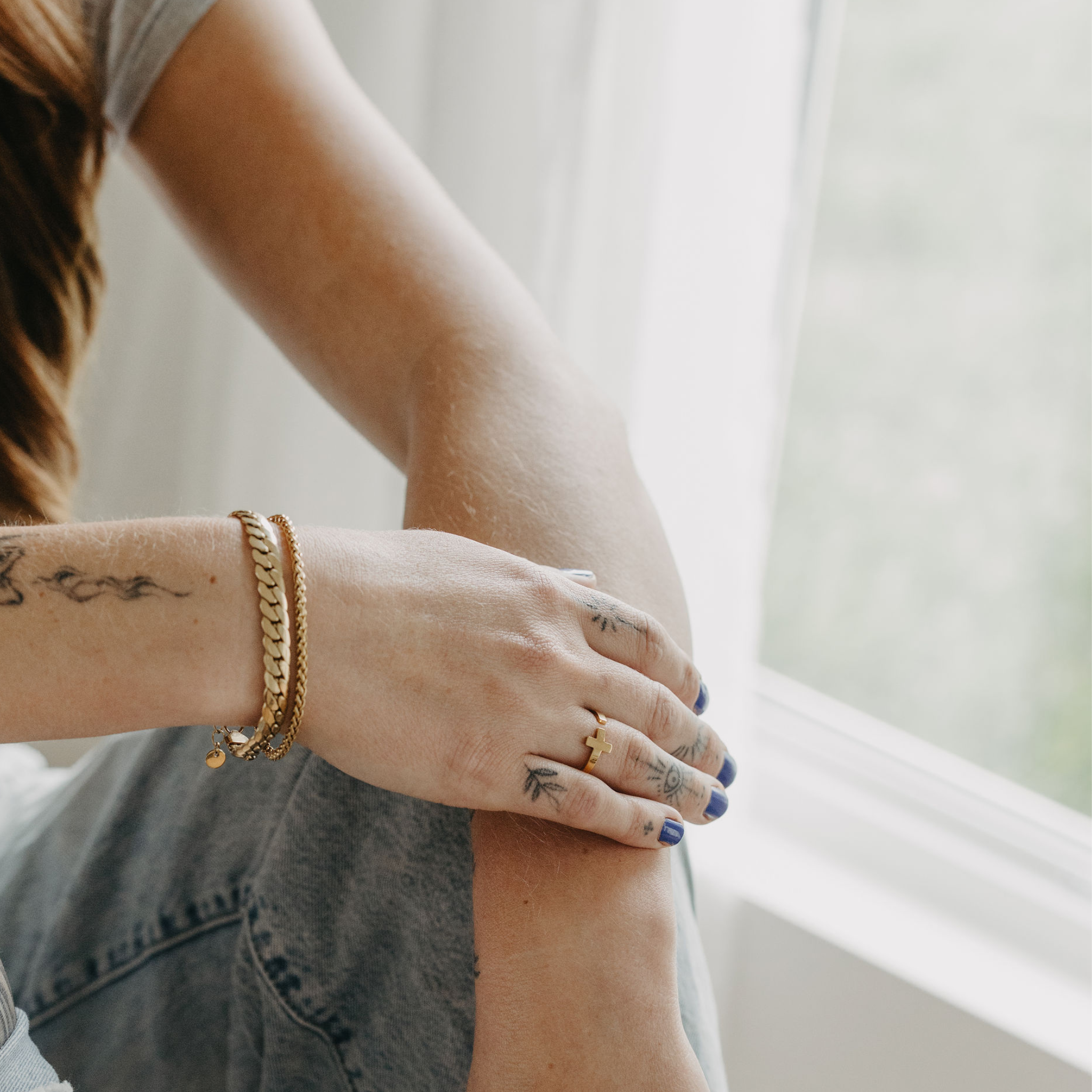"Surfside" 3mm Wheat Chain Bracelet
