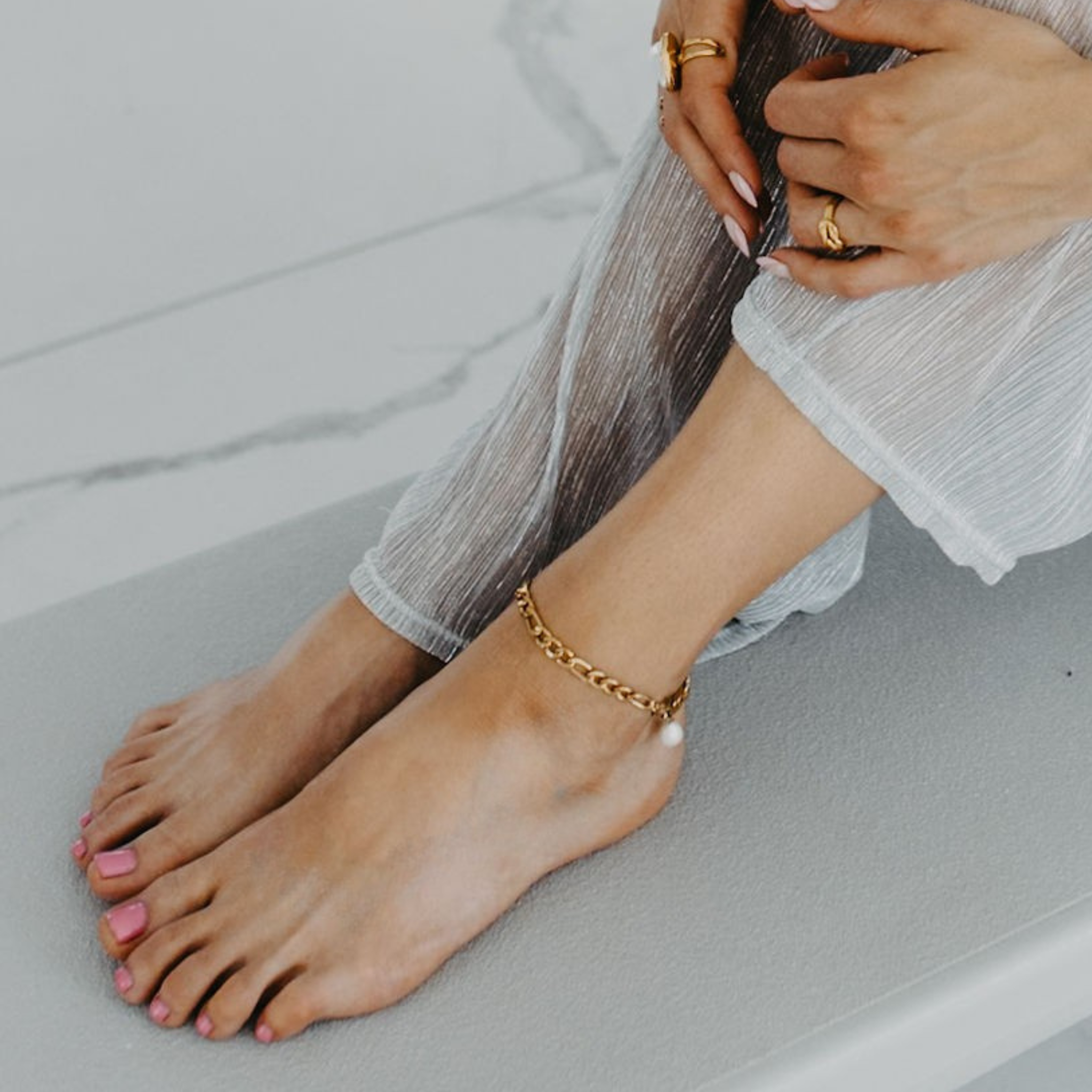 Pearl Path Anklet