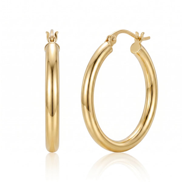 Waterproof Signature Hoop Earrings