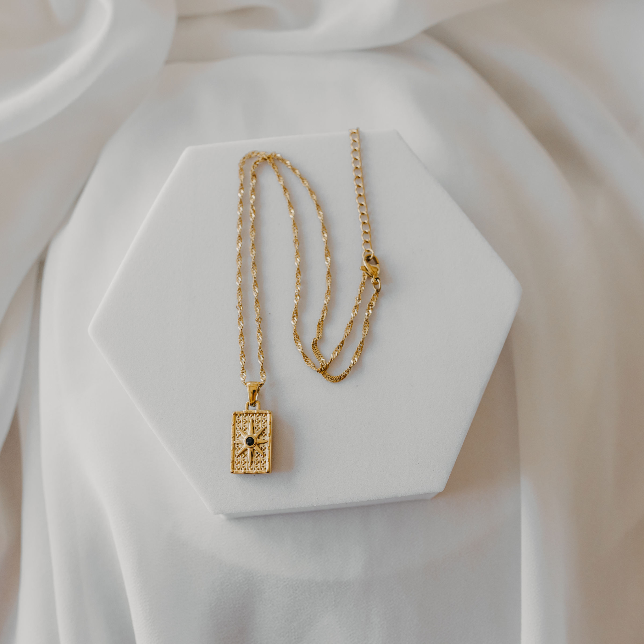 Sundrenched Square Necklace