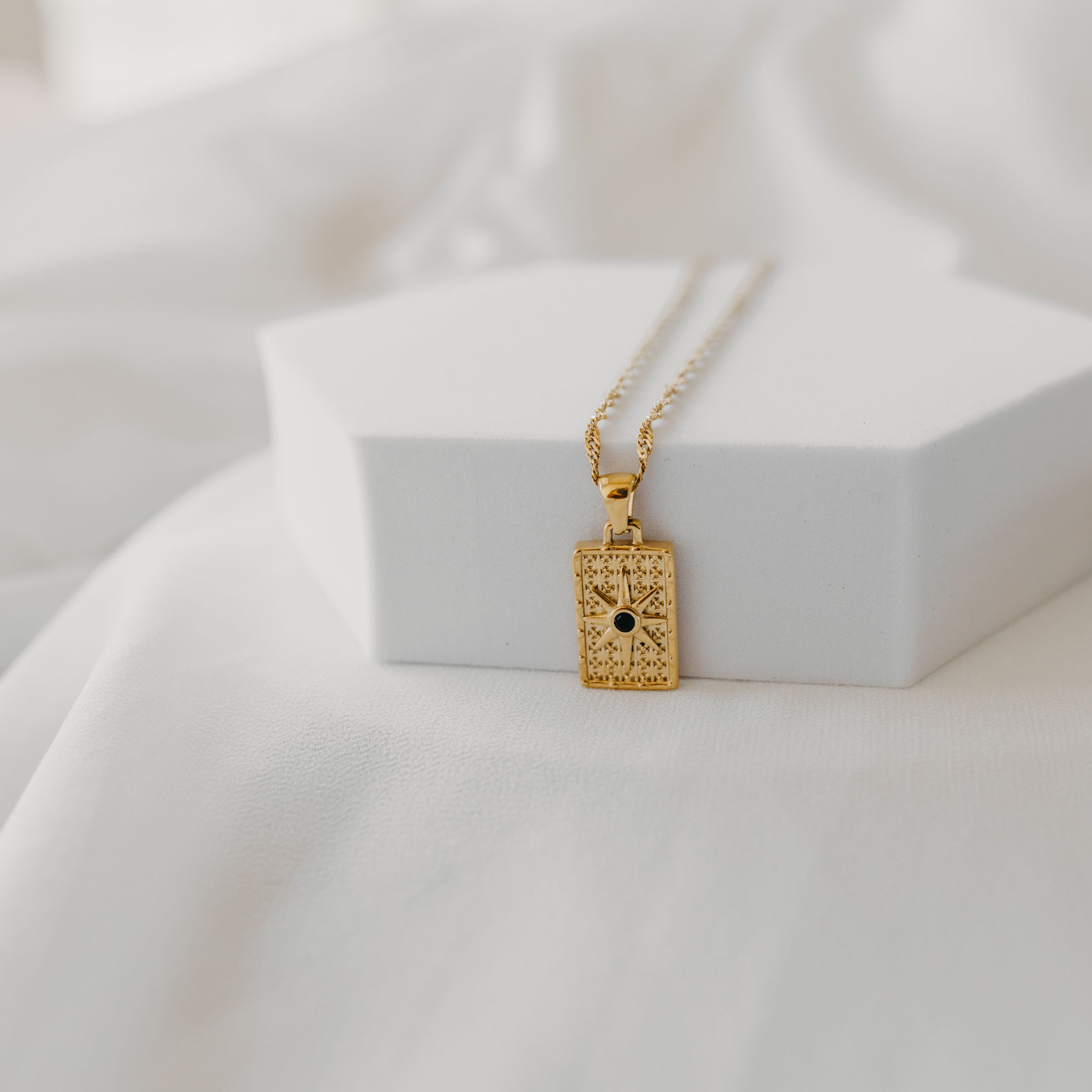 Sundrenched Square Necklace