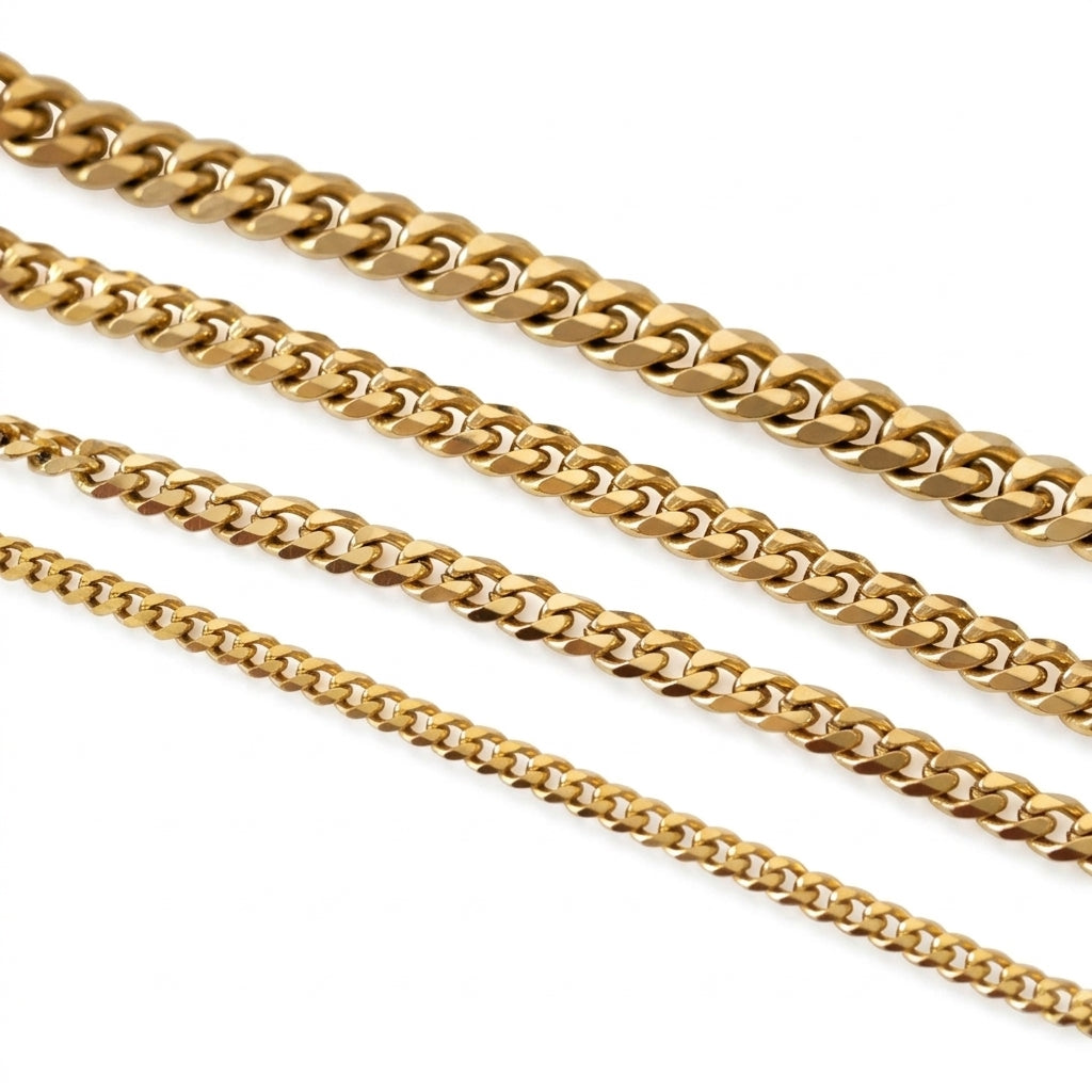 Sunseeker Bracelet | 18K Gold PVD | Men's Waterproof Cuban Link Bracelet