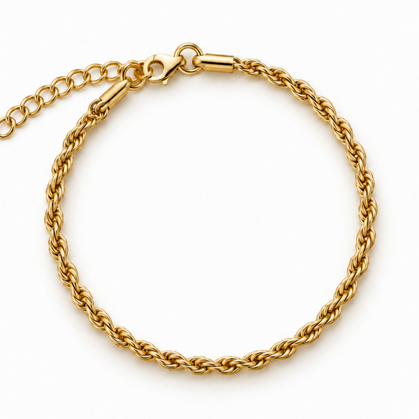 Empress 3mm Rope Chain Bracelet