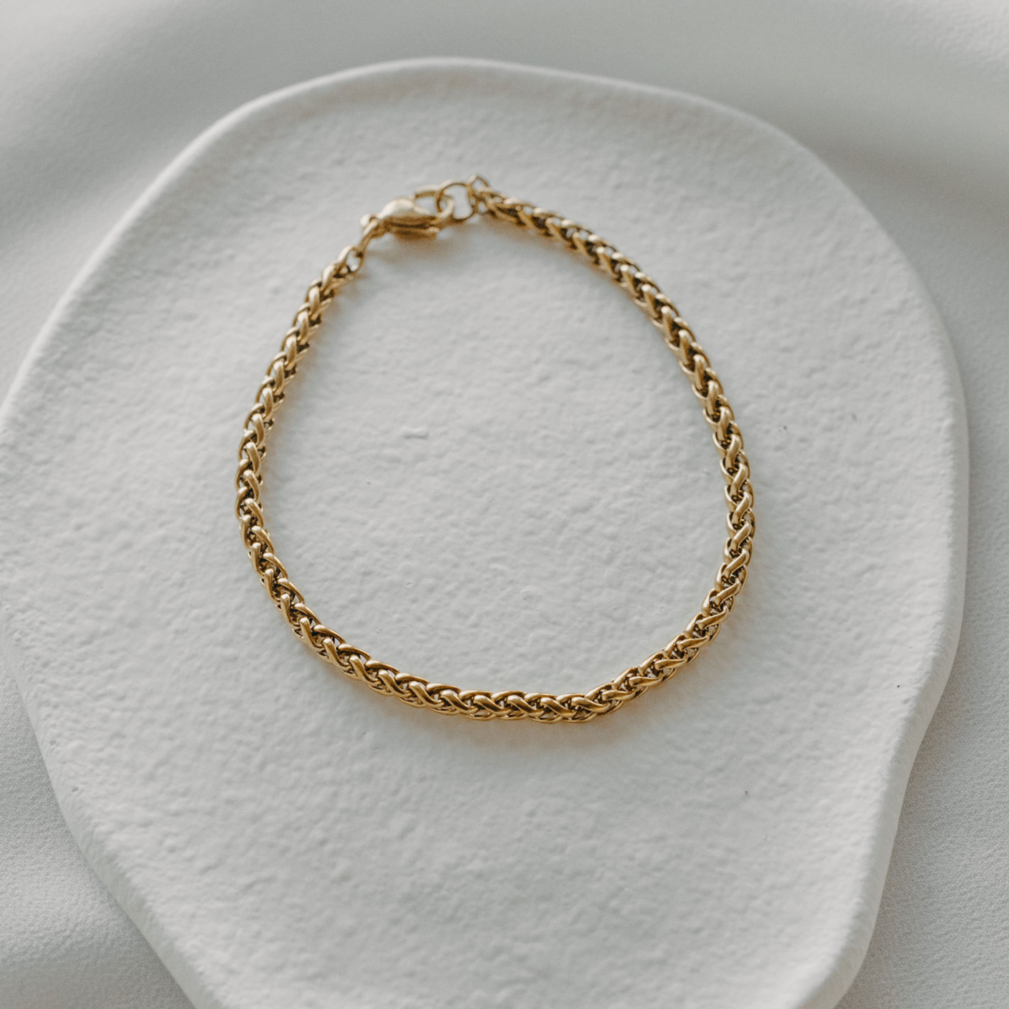 "Surfside" 5mm Wheat Chain Bracelet