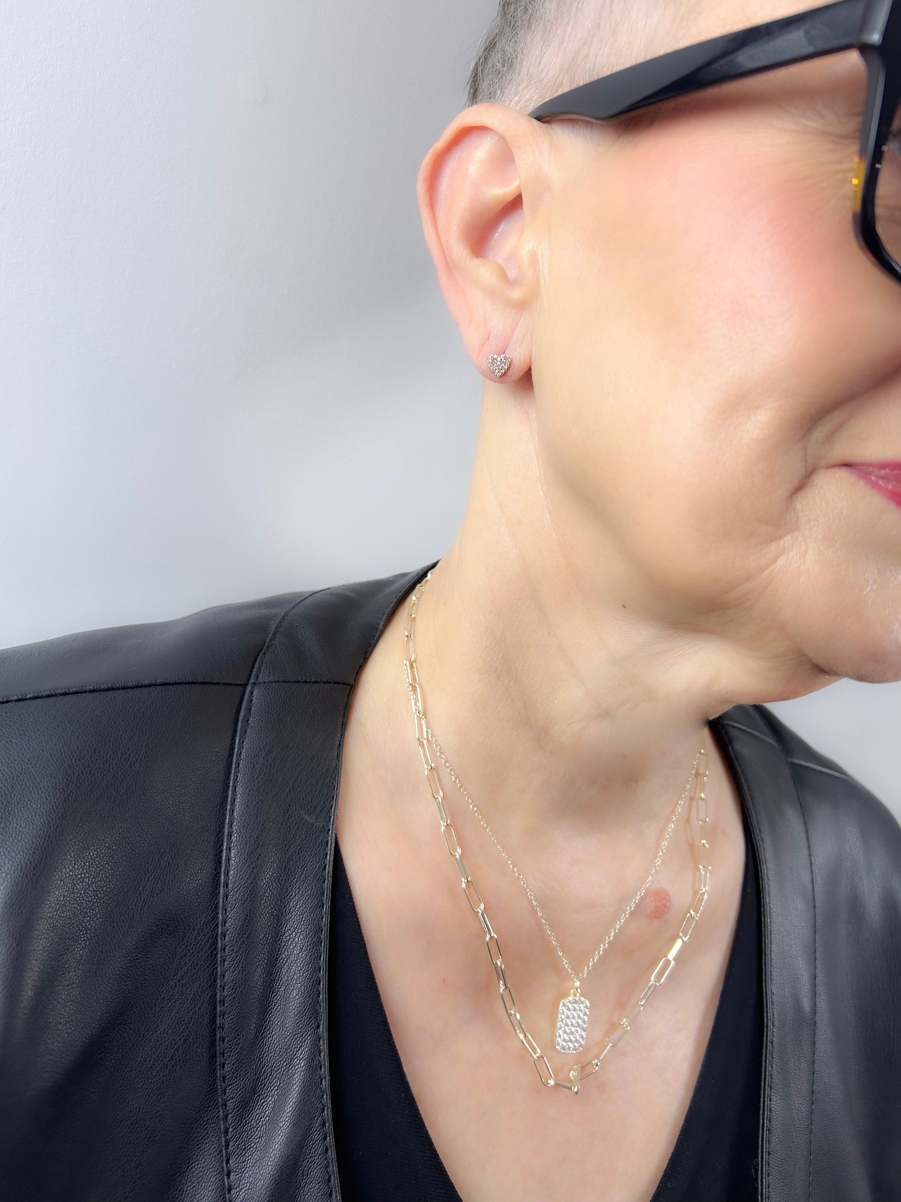 Bling Tag Necklace
