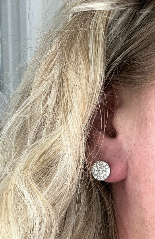 Sparkle Round Earrings