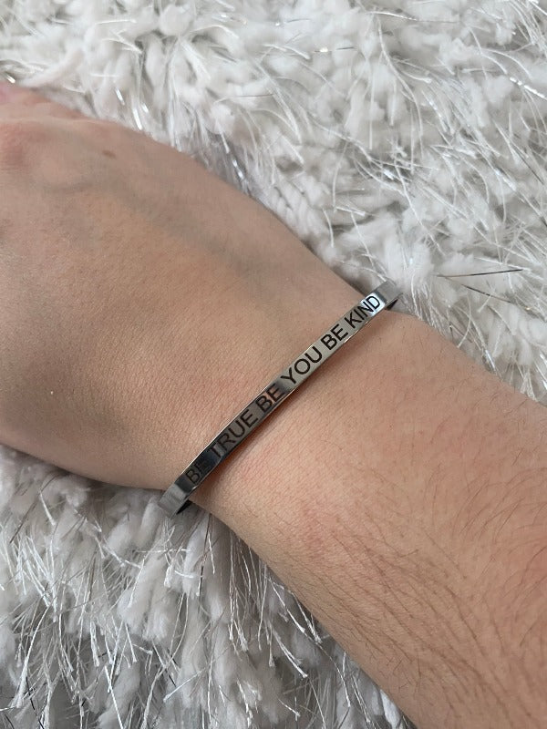 Power Bracelet - Be True Be You Be Kind